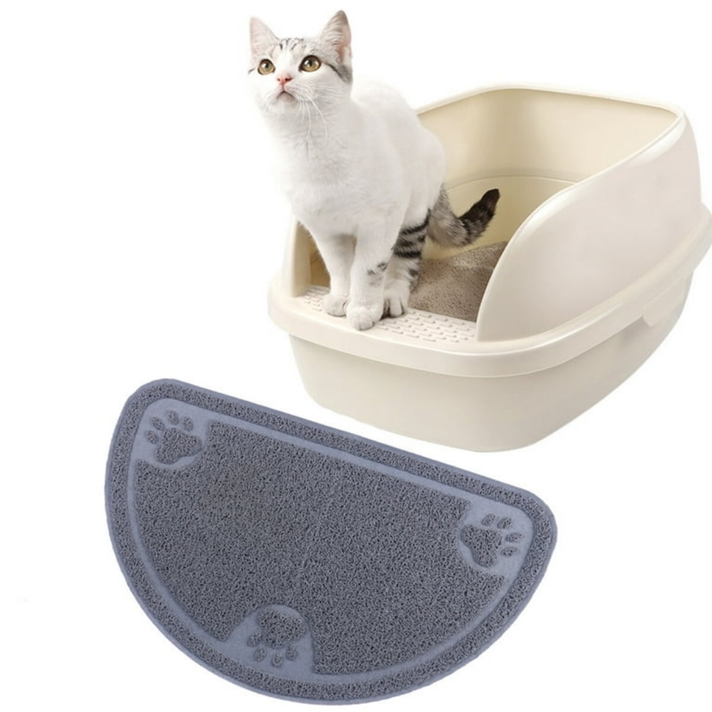 Gray Cat Litter Box Mat (ADD ON ITEM)